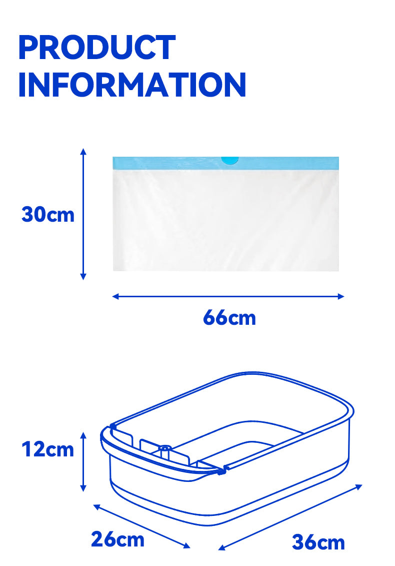 cat litter box garbage bag