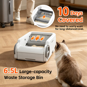 POKPAW Automatic Cat Litter Box with APP Control